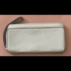 Coach wallet with strap